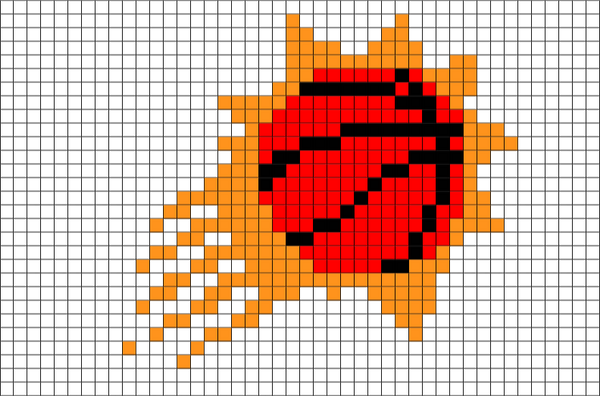 Phoenix Suns Pixel Art