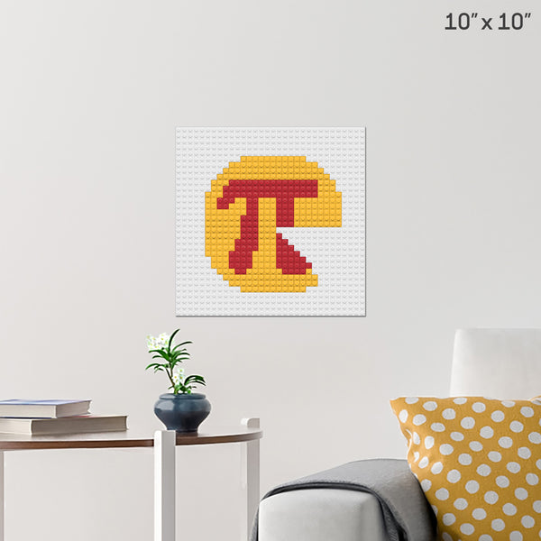 Pi Day Brick Poster
