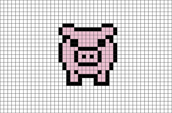 Pig Pixel Art