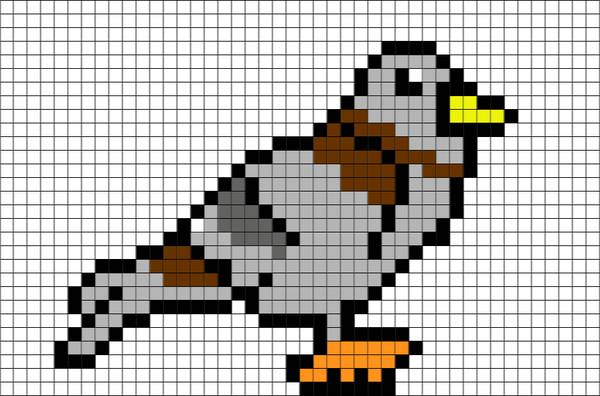 Pigeon Pixel Art