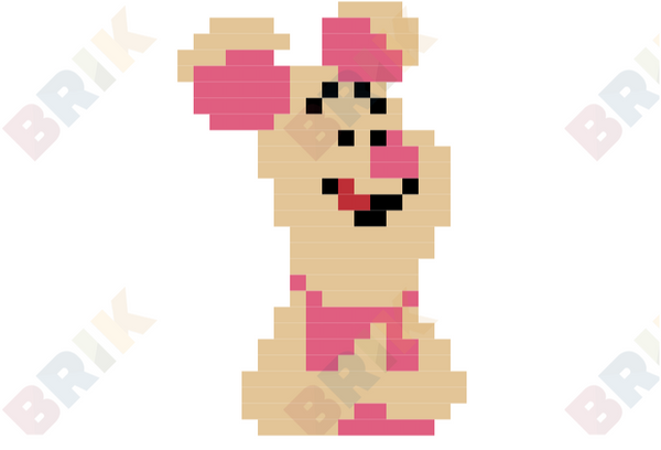 Piglet Pixel Art