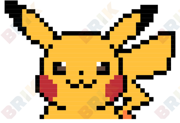 Pikachu Pixel Art