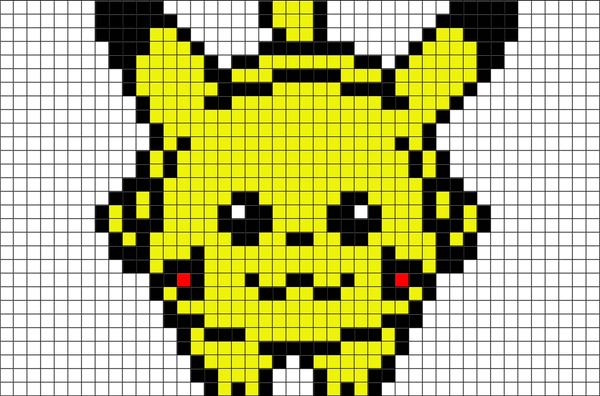 Pikachu Pixel Art