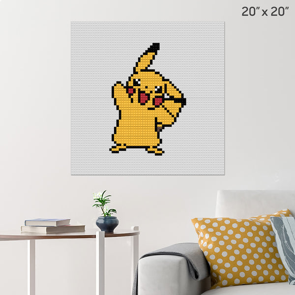 Pikachu Brick Poster