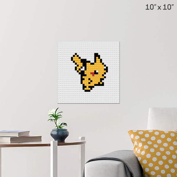 Pikachu Brick Poster