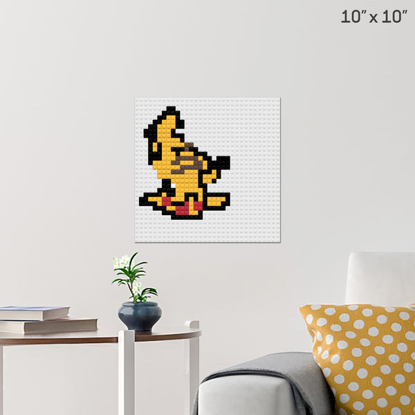 Pikachu Brick Poster