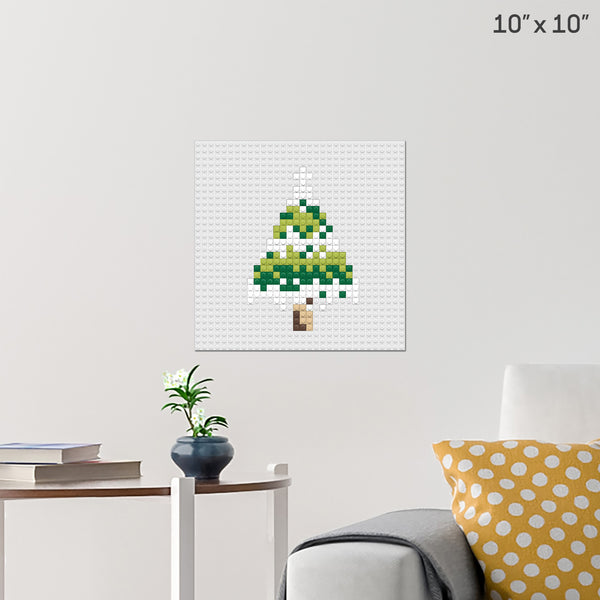 Pine Tree Brick Poster
