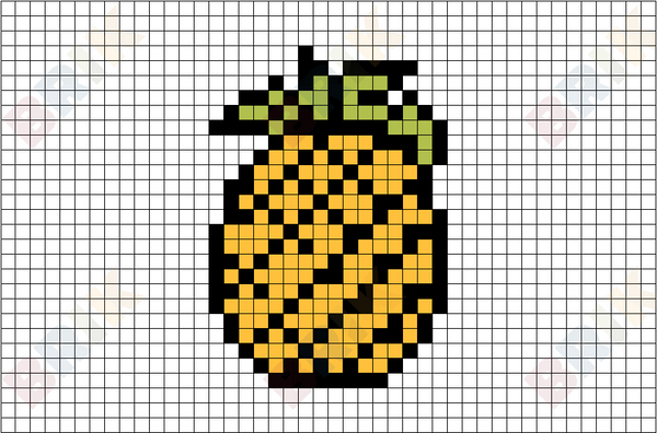 Pineapple Pixel Art