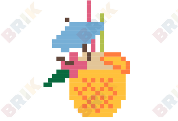 Pineapple Pixel Art