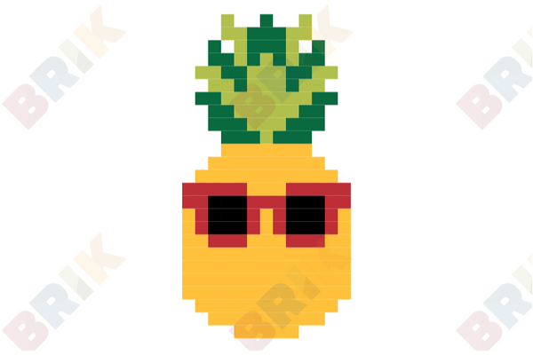 Pineapple Pixel Art