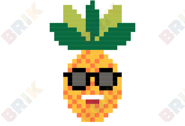 Pineapple Pixel Art