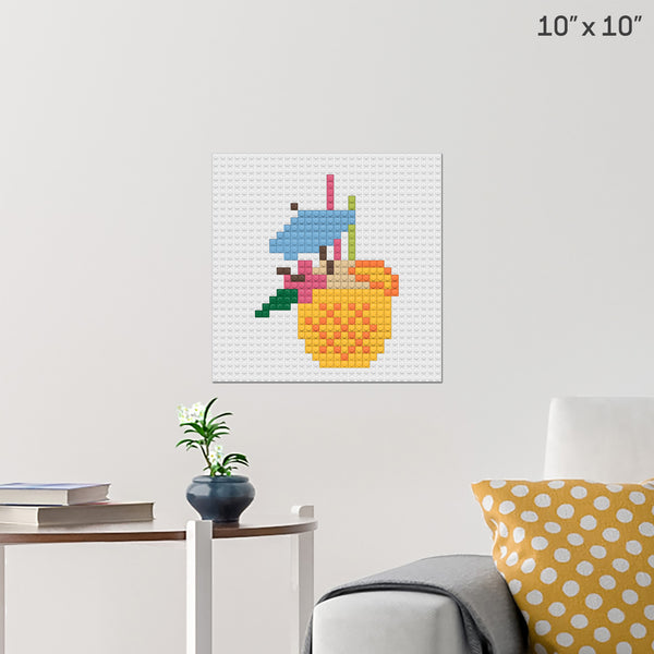 Pineapple Brick Poster