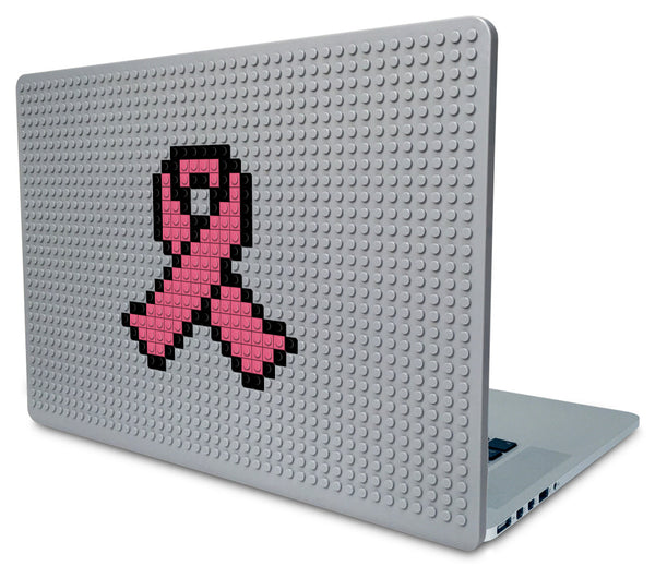 Pink Awareness Ribbon Laptop Case