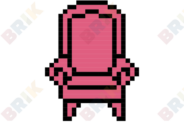Pink Throne Pixel Art