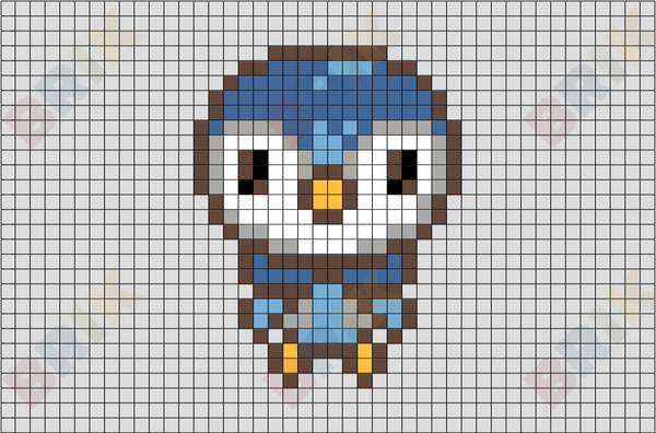 Piplup Pixel Art