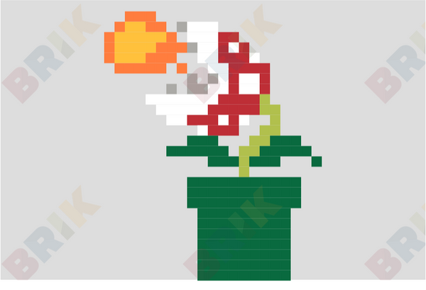 Piranha Plant Pixel Art