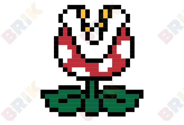 Piranha Plant Pixel Art