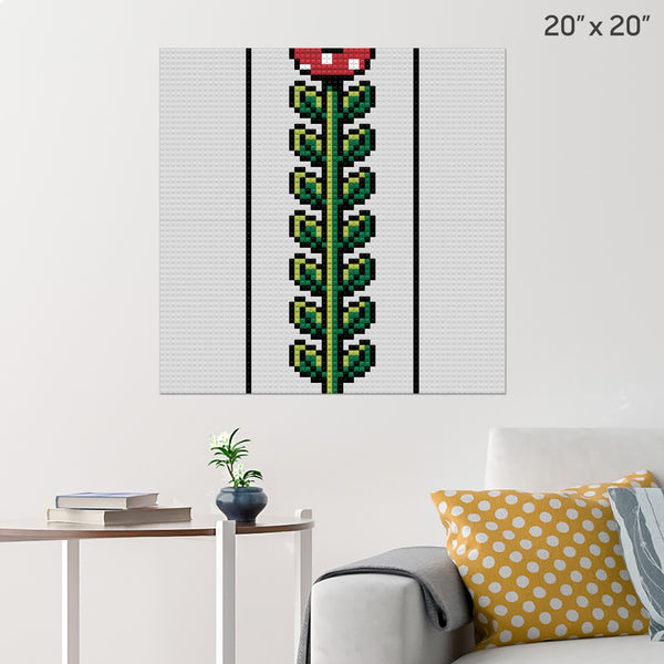 Piranha Plant Tea Brick Poster