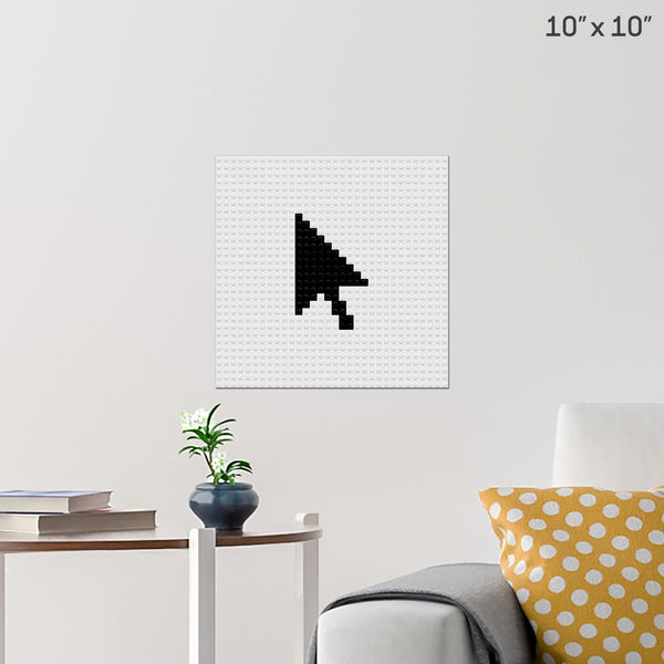 Cursor Brick Poster