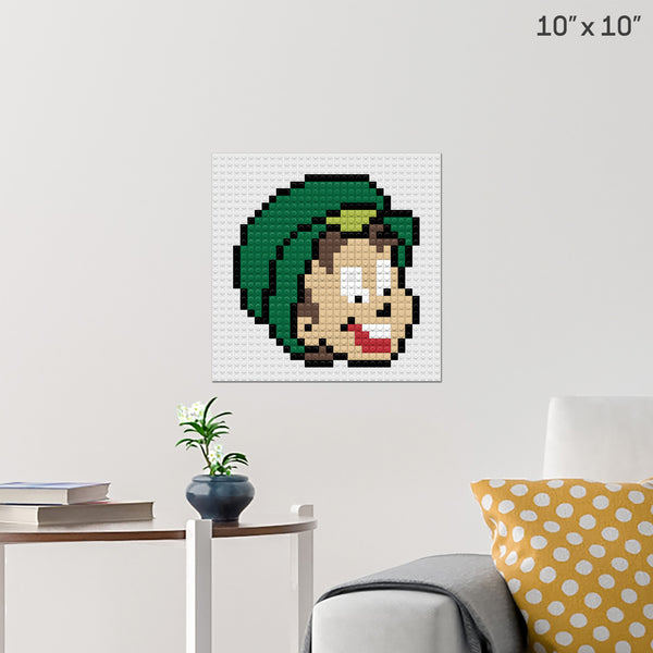 Leprechaun Lucky Charms Brick Poster