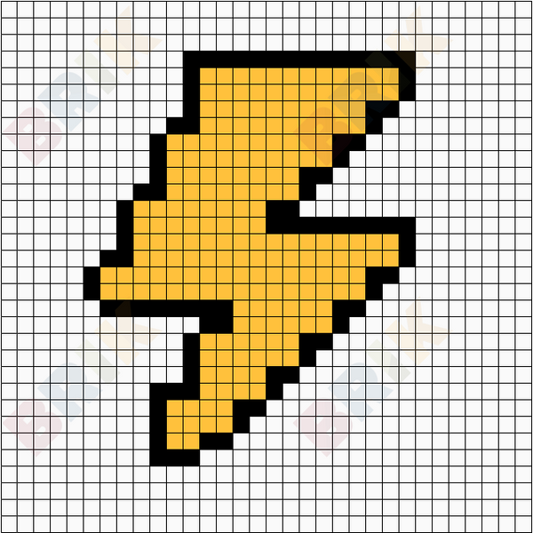 Pixel Lightening Bolt