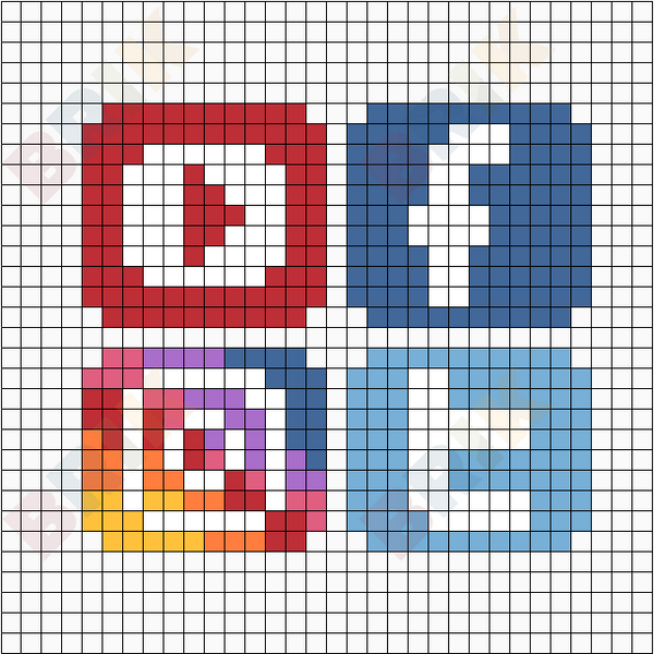Pixel Social Media Icons