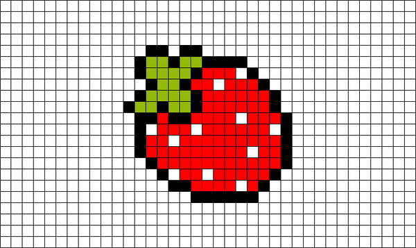 Pixel Strawberry