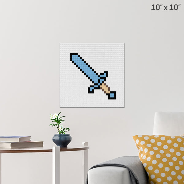 Sword Brick Poster