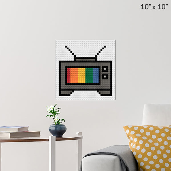 TV Brick Poster