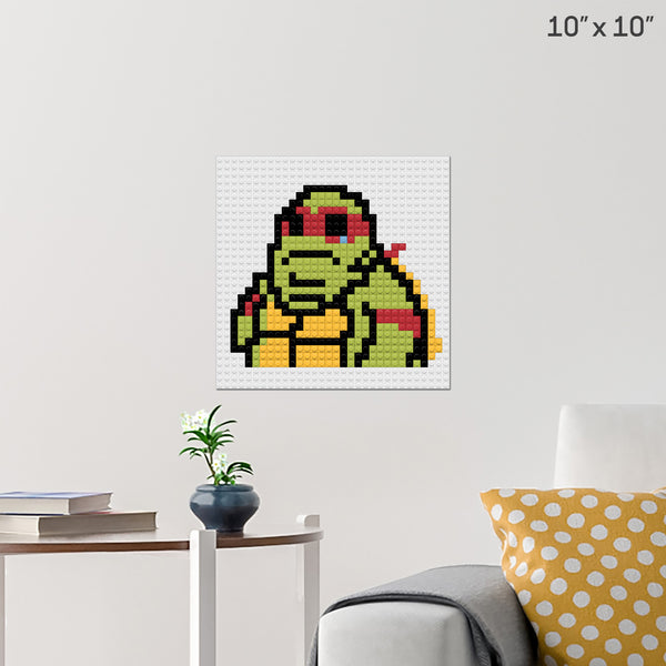 Pizza Has Destroyed My Life Brick Poster