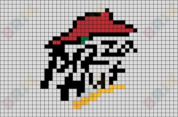 Pizza Hut Pixel Art
