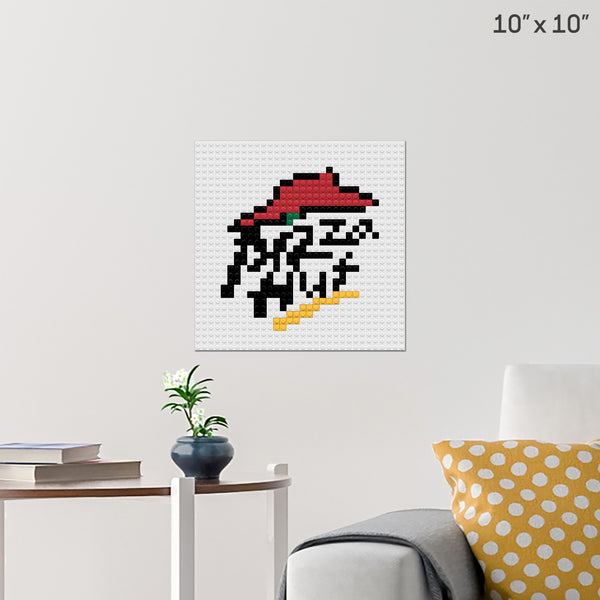 Pizza Hut Brick Poster
