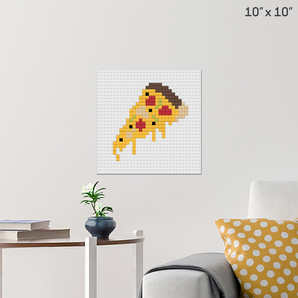 Pizza Brick Poster