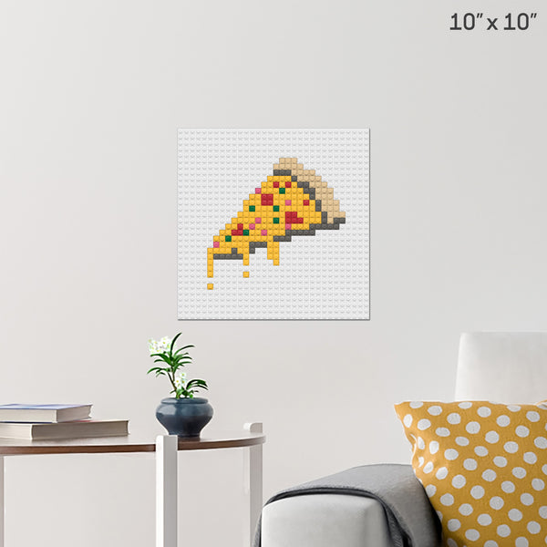Pizza Brick Poster