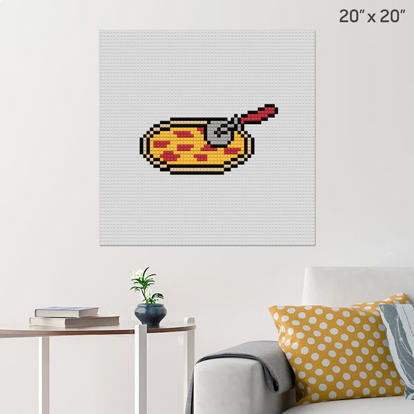 Pizza Brick Poster