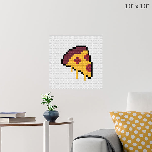 pizza! Brick Poster