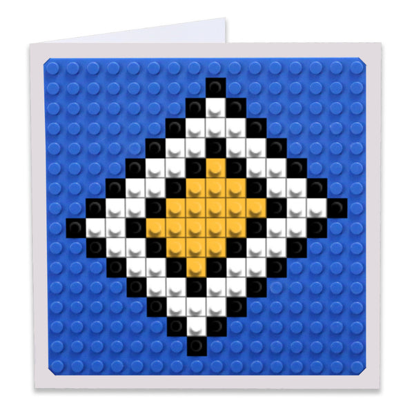 Plain Badge Greeting Card