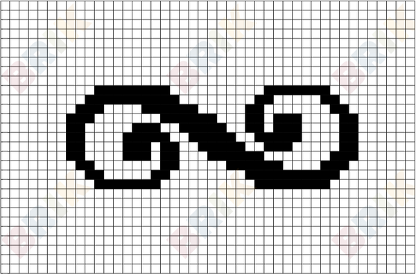 Plain Swirl Pixel Art
