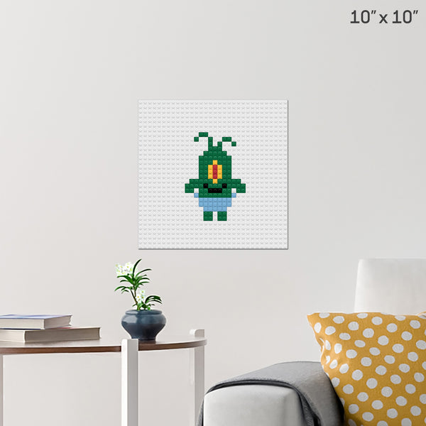 Plankton Brick Poster