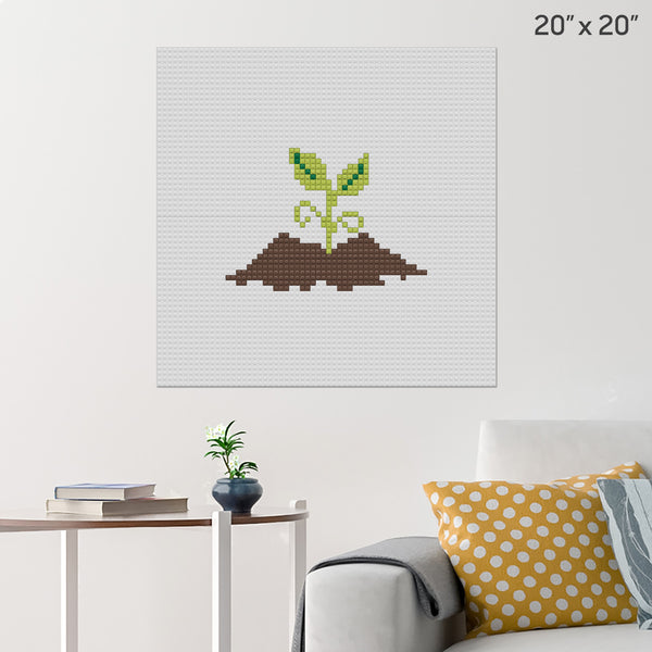 Plant Brick Poster
