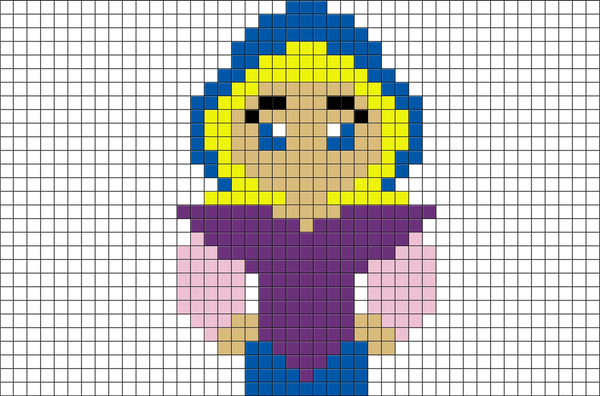 Pocahontas John Smith Pixel Art
