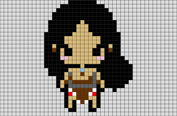 Pocahontas Pixel Art
