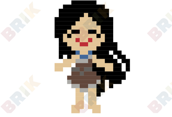 Pocahontas Pixel Art