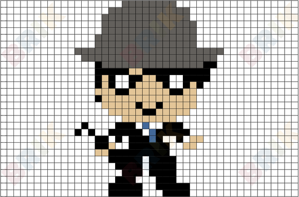 Poet Anderson Pixel Art