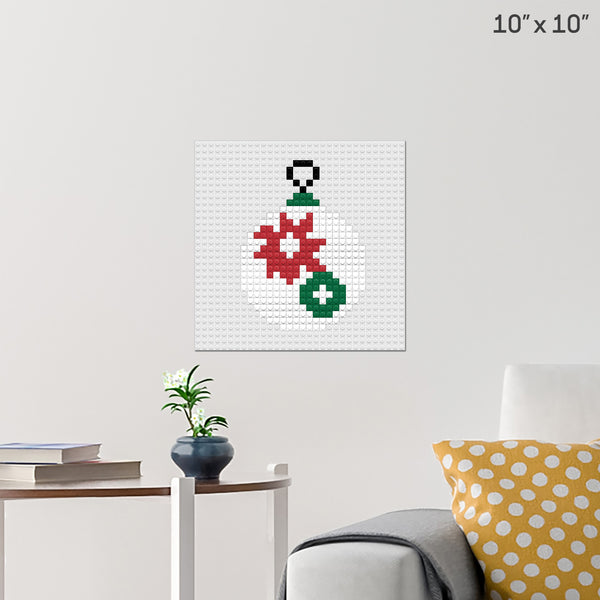 Poinsettia Day Brick Poster