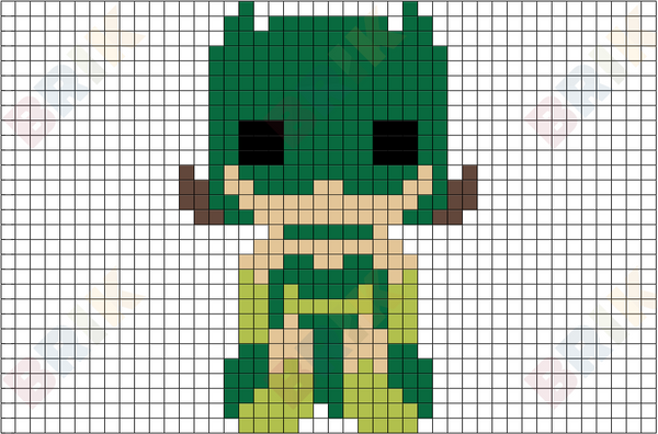 Poison Ivy Pixel Art