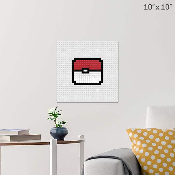 poke ball Brick Poster