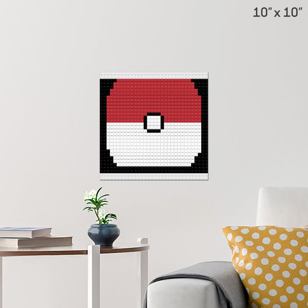 pokeball Brick Poster