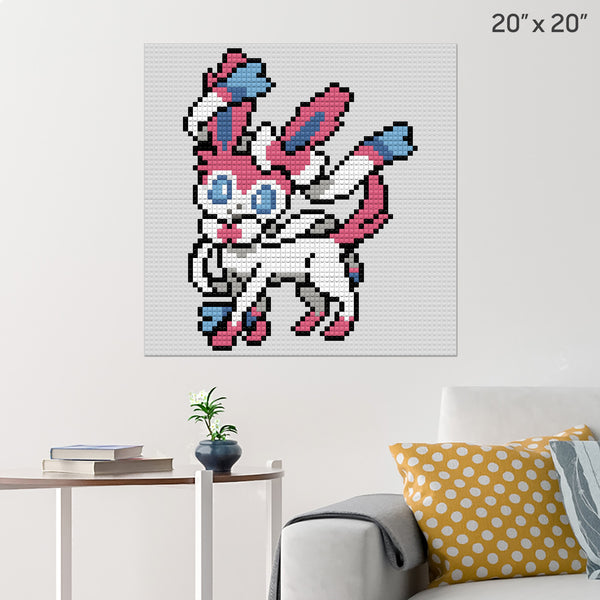 Pokemon - Sylveon Sprite Brick Poster