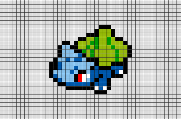 Pokemon Bulbasaur Pixel Art